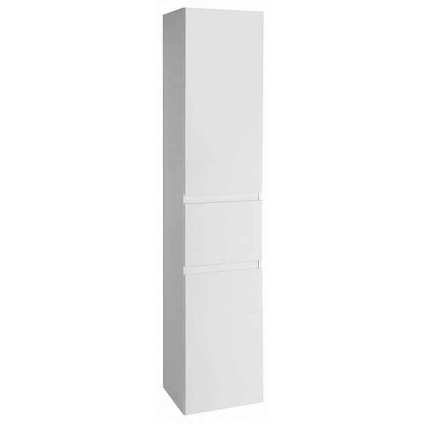Aqualine Altair - Vysoká skříňka 184x40x31 cm, s košem, bílá AI185R