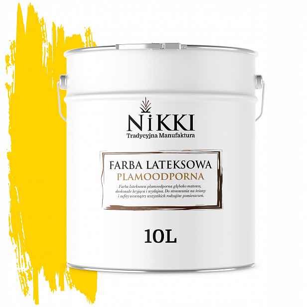 Barva Barva Odolná Proti Skvrnám, Žlutá, Intenzivní Barva H6967 10L, Hluboký Mat