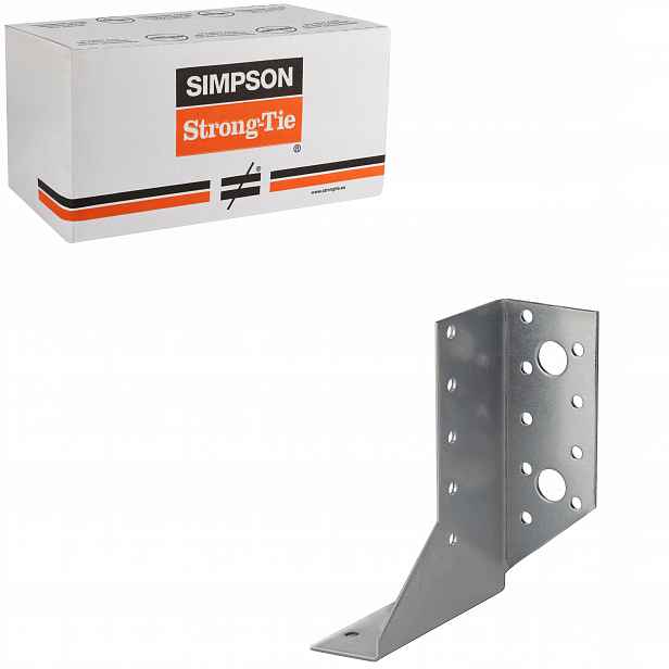 Dělené věšáky na nosníky 118 mm 2 mm 50 ks Pravé Simpson SDED300/30