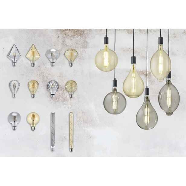 LED žárovka Trio Tropfen amber 903-479