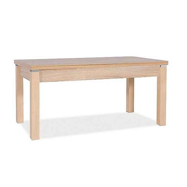 Signal Rozkládací konferenční stolek Kleopatra 124/164 cm dub sonoma
