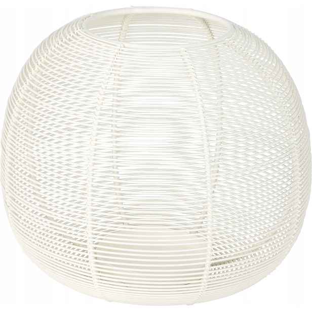 Svícen Sphere 19×15 cm, drátěný, bílý
