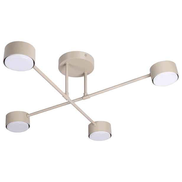 Závěsné Stropní Svítidlo Halogenový lustr Kašmír Béžová 4x GX53