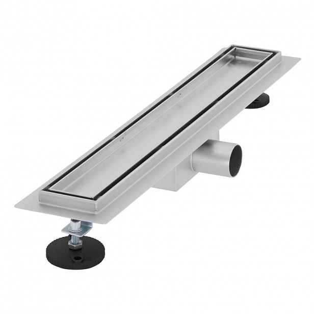 LuxeBath SPRCHOVÁ ŽLAB 50 cm stříbrná