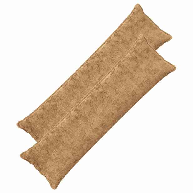vidaXL Povlak na polštář 2 ks HOUTEN Taupe 40 x 145 cm Umělá králičí