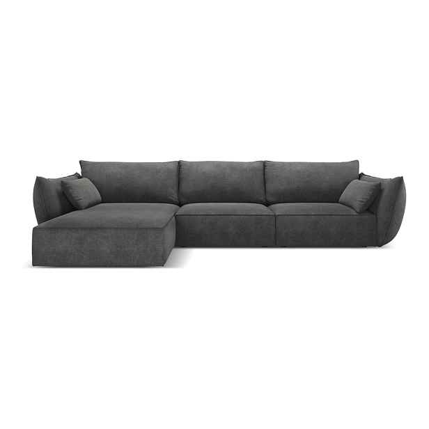 Šedá rohová pohovka (levý roh) Vanda – Mazzini Sofas
