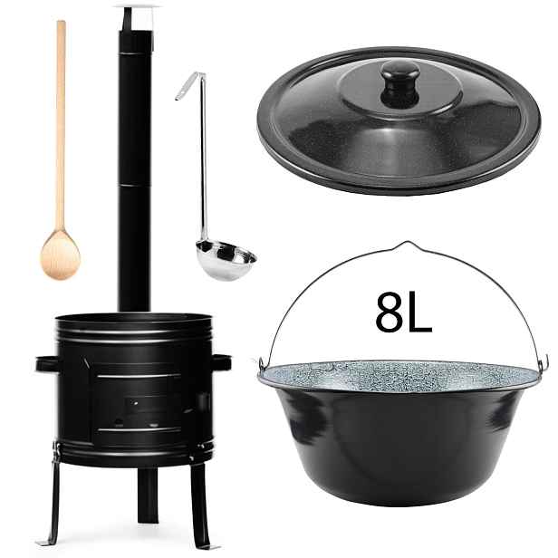 Perfect Home Set-6 Kotlíková souprava 8 L, 5 ks