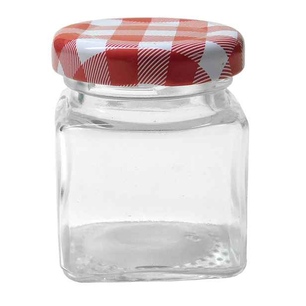 PROHOME - Dóza skleněná / Sklenice Twist 50ml s víčkem