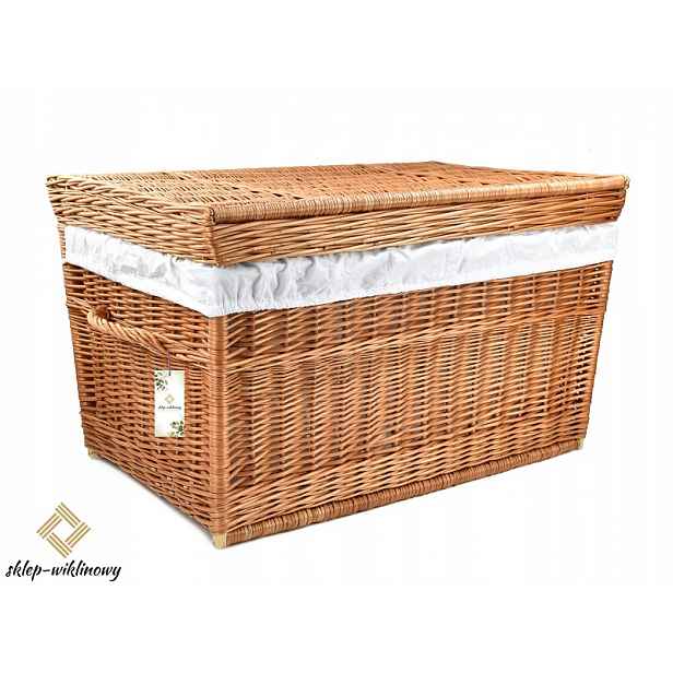 Proutěný kufr Proutěný box Kontejner Wiklina Eco 60 cm