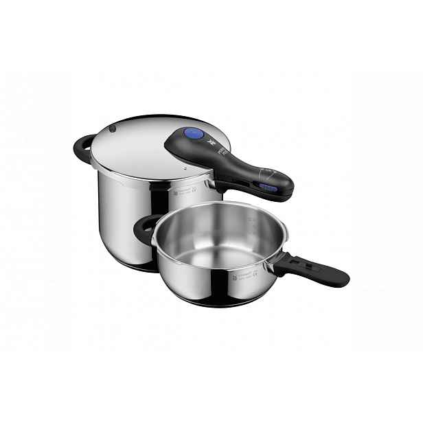Sada tlakových hrnců WMF Perfect Plus One 6 a 3 l 794469990 Nerezový/Černý