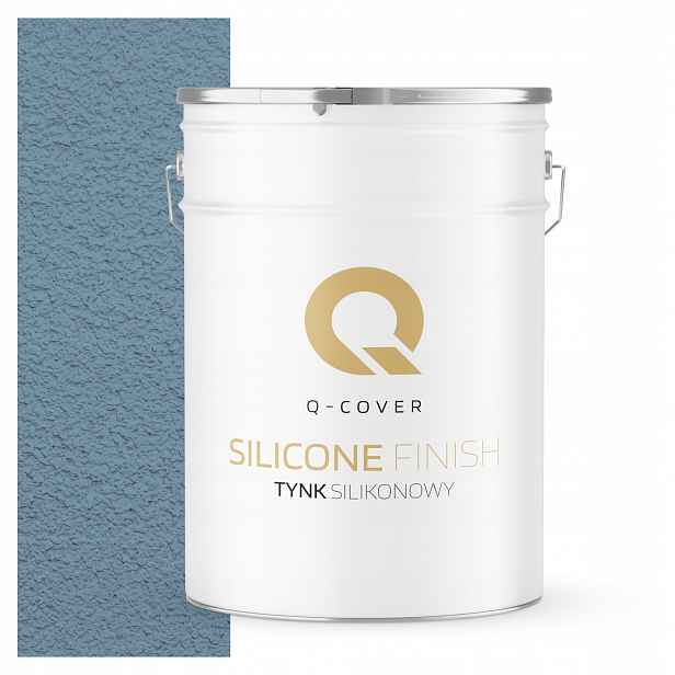 Silikonová Fasádní Omítka Modrá 25 Kg Beránek Granulace 1.0 mm F126