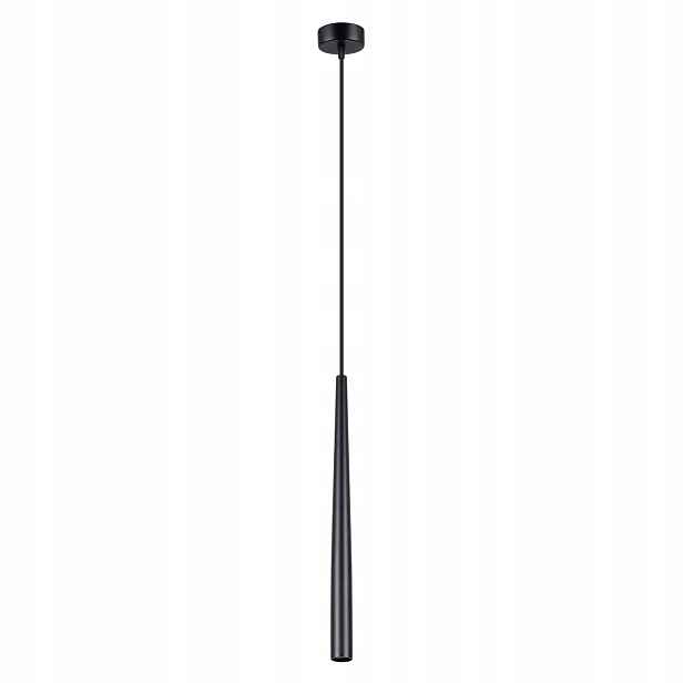Sollux Bodová závěsná lampa moderní černá tuba do jídelny nad ostrov