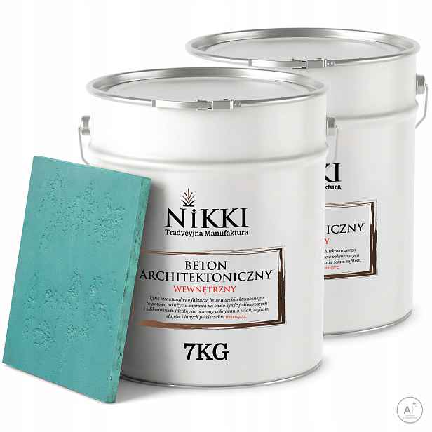 Dekorativní omítka s Betonu strukturou, vnitřní, 2 x 7 kg, tyrkysová, H1441, Uv