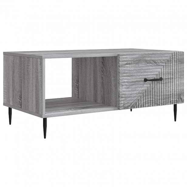 vidaXL Konferenční stolek Šedá sonoma 90 x 50 x 40 cm Kompozitní dřevo