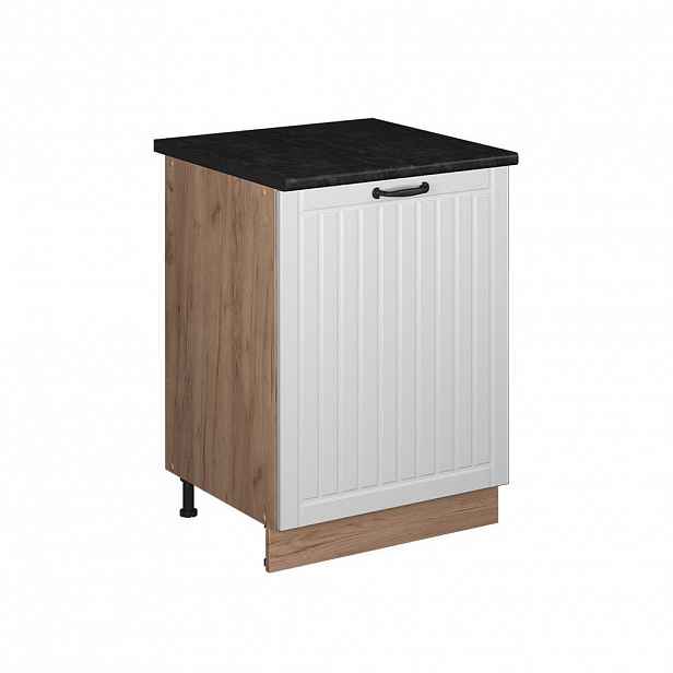 Vicco SKŘÍŇKA POD DŘEZ Fame-Line, Bílý venkovský dům/Zlatý mocný dub, 60 cm