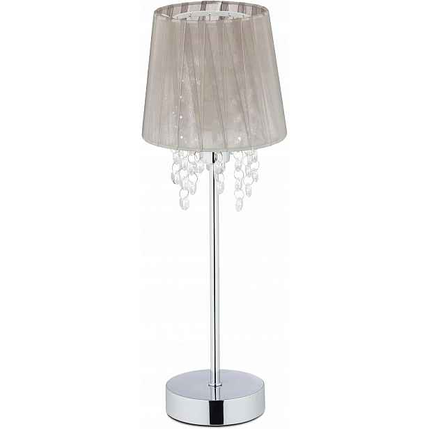 Relaxdays je elegantní klasická stolní lampa se stínítkem a krystaly