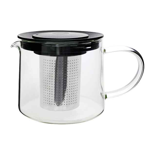 Skleněná konvice se sítkem KITCHISIMO 600ml