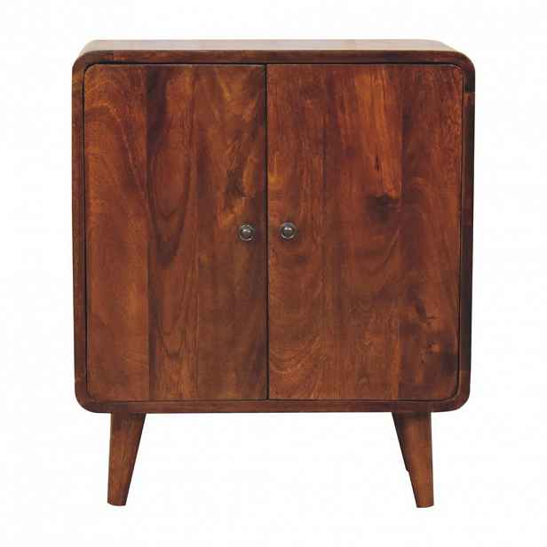 Artisan Furniture SKŘÍŇ Mini klasická kaštanová, 2 dvířka a 2 police, tmavě hnědá