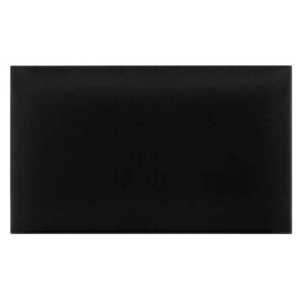 Čalouněný nástěnný panel různé rozměry x šířka 30 cm černá obdélník MyBestHome Rozměr: 50x30 cm