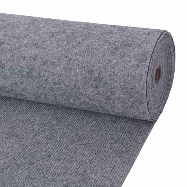 vidaXL Koberec Šedá 1,2 x 15 m Polyester