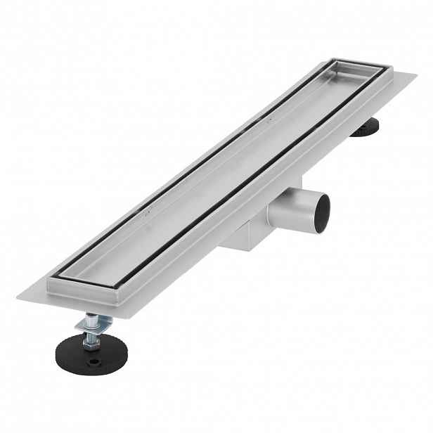 LuxeBath SPRCHOVÁ ŽLAB 60 cm stříbrná