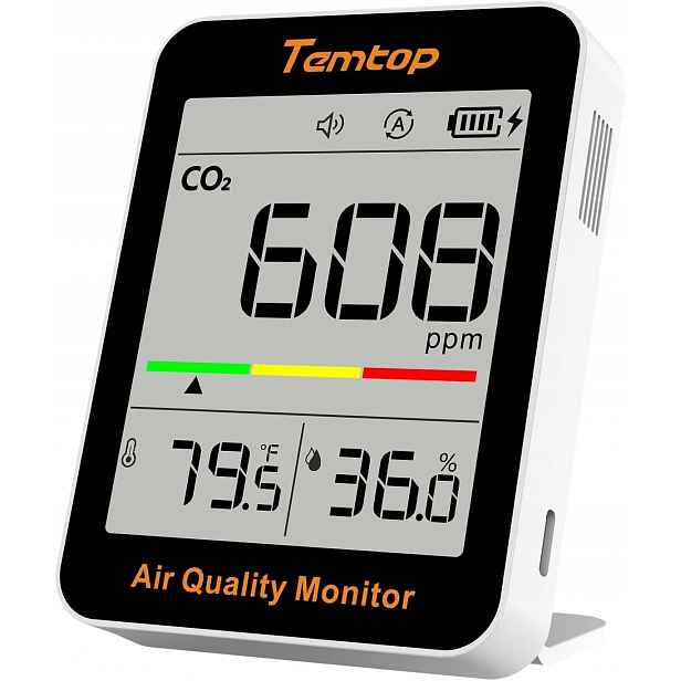 Monitor Kvality Vzduchu CO2 S Měřením Teploty A Vlhkosti