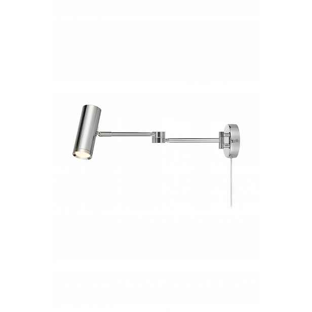 Regulovatelné nástěnné svítidlo Arlo do ložnice 4,9W Led barva chrom 109182 Markslojd