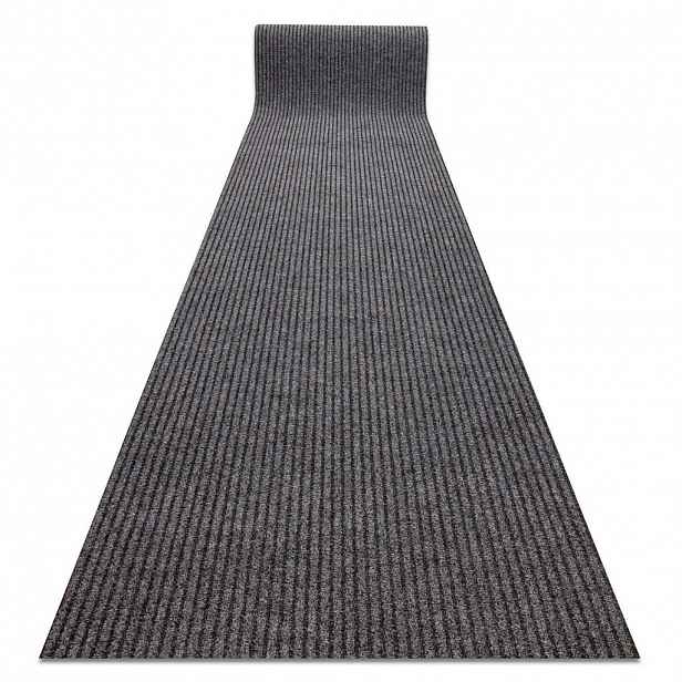 rugsX BĚHOUN - Protiskluzová podložka dveří GIN 1206 venkovní, vnitřní břidlicově světle hnědá Liverpool 120 cm 120/130 cm