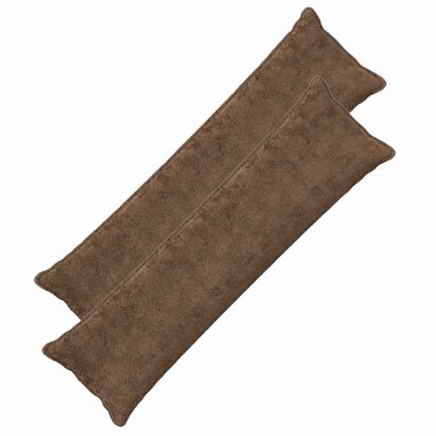 vidaXL Povlak na polštář 2 ks HOUTEN Světle hnědá 40 x 145 cm