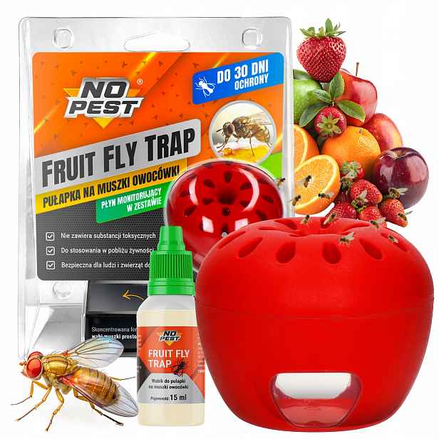 Past Na Octomilky S Vábíkem Fruit Fly Trap No Pest Přírodní