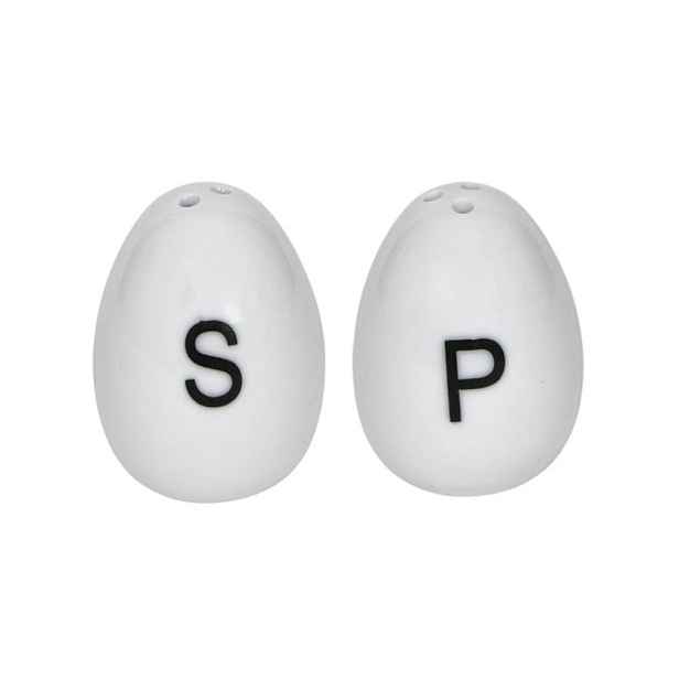 slánka+pepřenka S+P, MINISET, bílý porcelán