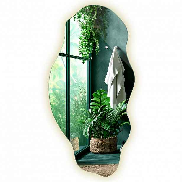 TULUP ZRCADLO Nepravidelné LED 80x40 cm 4000K