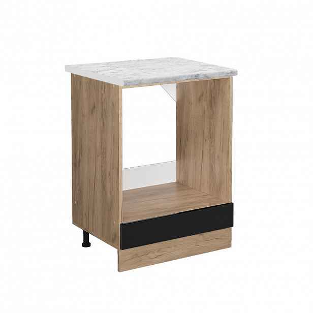 Vicco SKŘÍŇKA NA VESTAVĚNOU TROUBU R-Line Černý vysoký lesk 60 cm PD Mramor