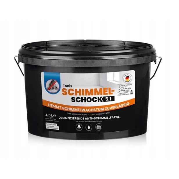 Barva Schimmel Schock 4,5L Účinná ochrana před plísněmi