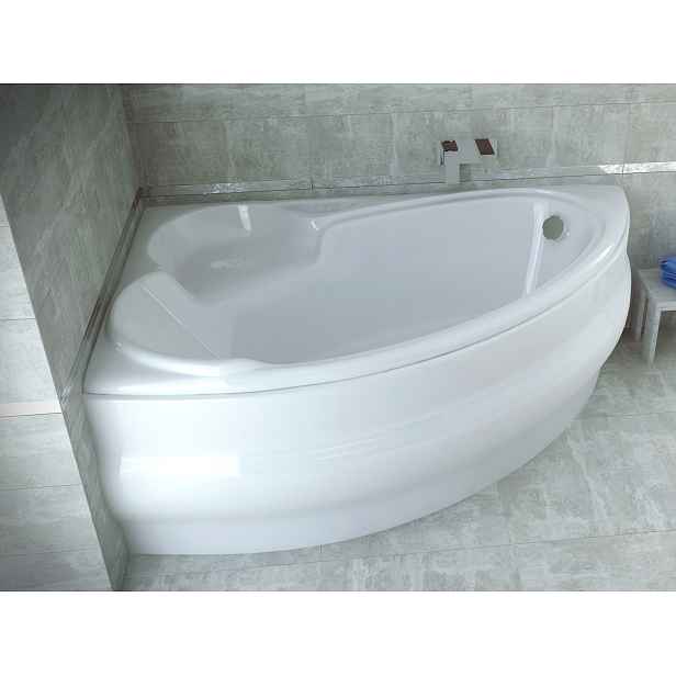 BESCO Olsen Spa  FINEZJA VANFINN140P - Asymetrická vana FINEZJA NOVA