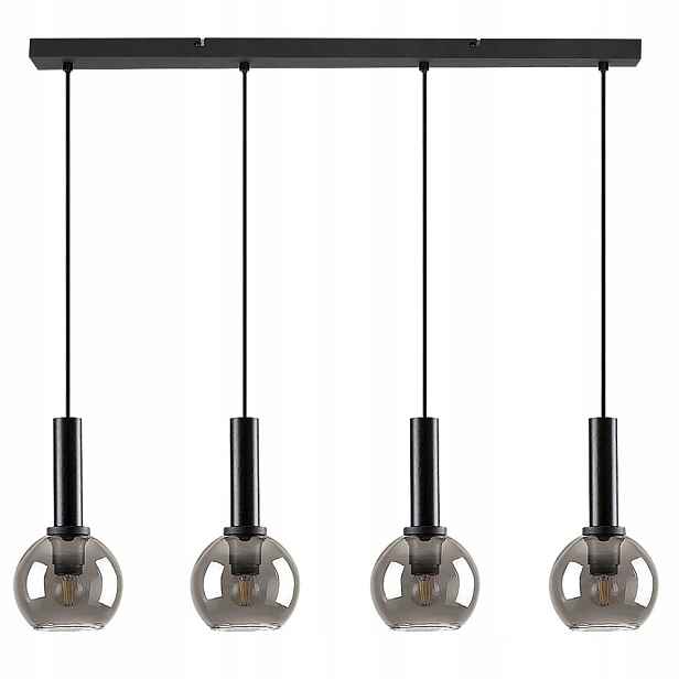 Kouřová závěsná lampa nad jídelní stůl Centio 72174 Rabalux
