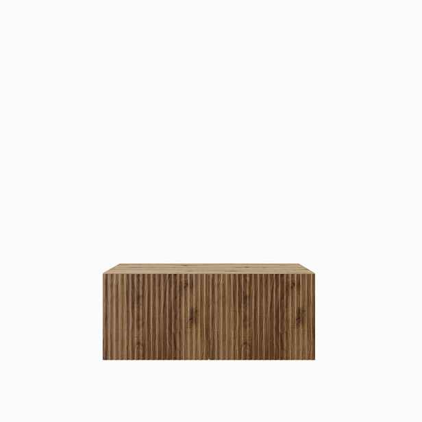 MASSENO ZÁVĚSNÝ TV STOLEK VAREN, 100/41/40 cm, dub Artisan /, dekor dub