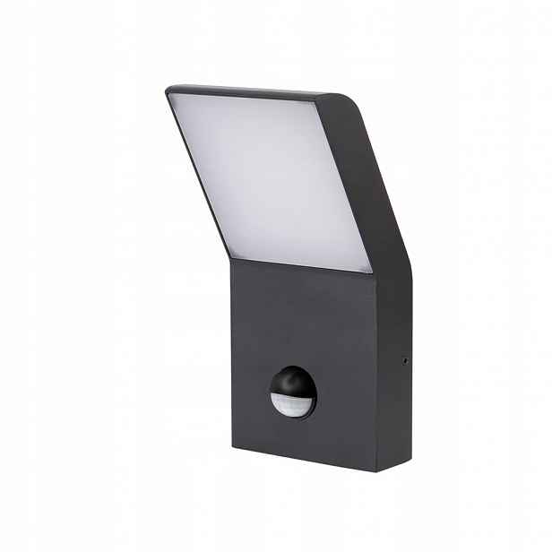 Venkovní nástěnná lampa s pohybovým a soumrakovým senzorem Led 9W