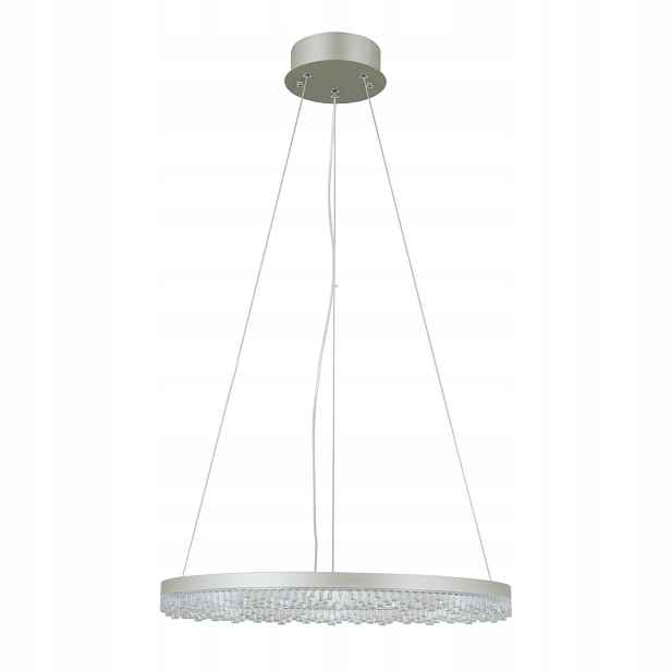 Barlo PND-34526-M-SILV Moderní stříbrná závěsná Led lampa