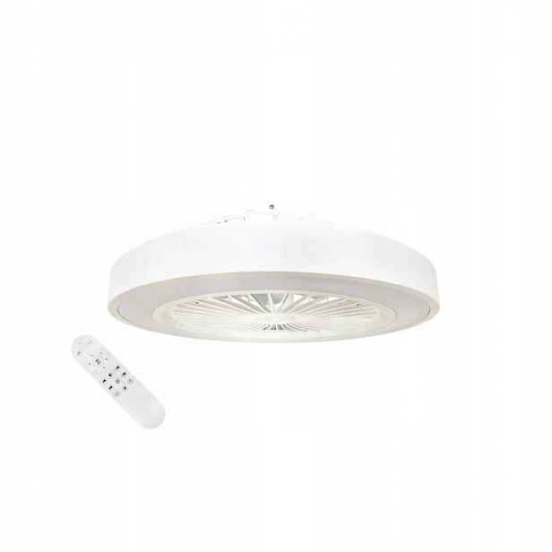 Led stropní ventilátor Viago 20W+15W 2000lm s tichým dálkovým ovládáním, bílý VRF01