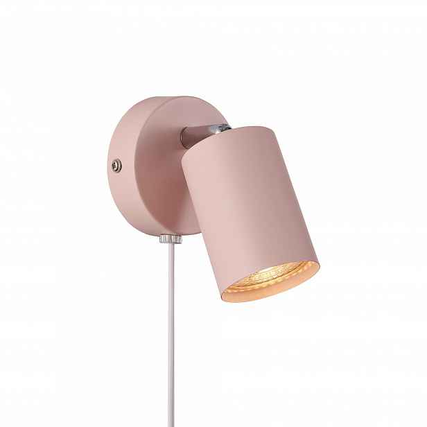 Nástěnná lampa Pohyblivý zdroj Růžová Explore 10W Kabinet Kancelář Nordlux