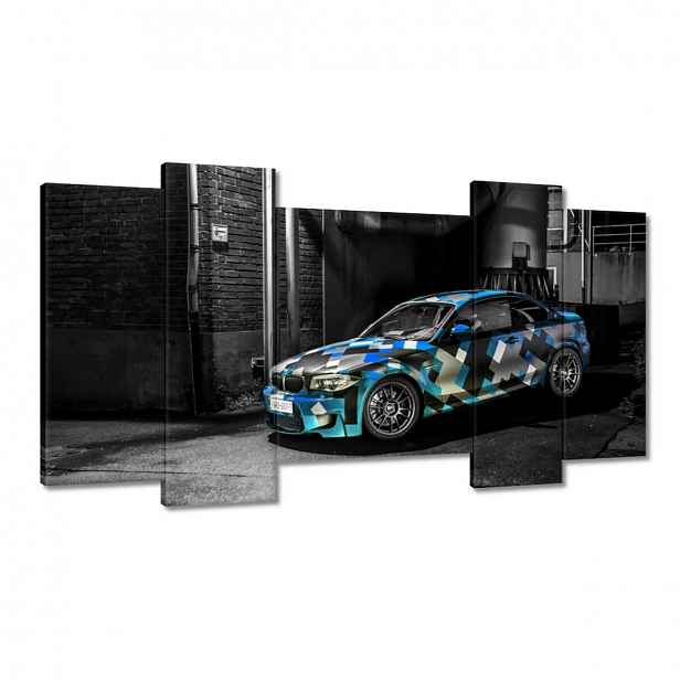 Obrazy 120x65 Tyrkysové Bmw