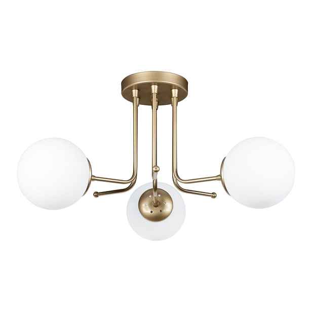 Stropní svítidlo ve zlaté barvě Squid Lighting Star, výška 34 cm