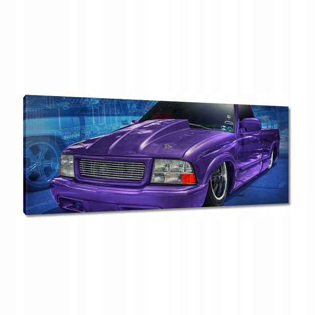 Obrazy 100x40 Fialový PickUp S10