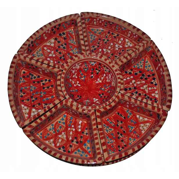 Kulatý Set pro Mezze Maroko Tunisko Libanon Meze