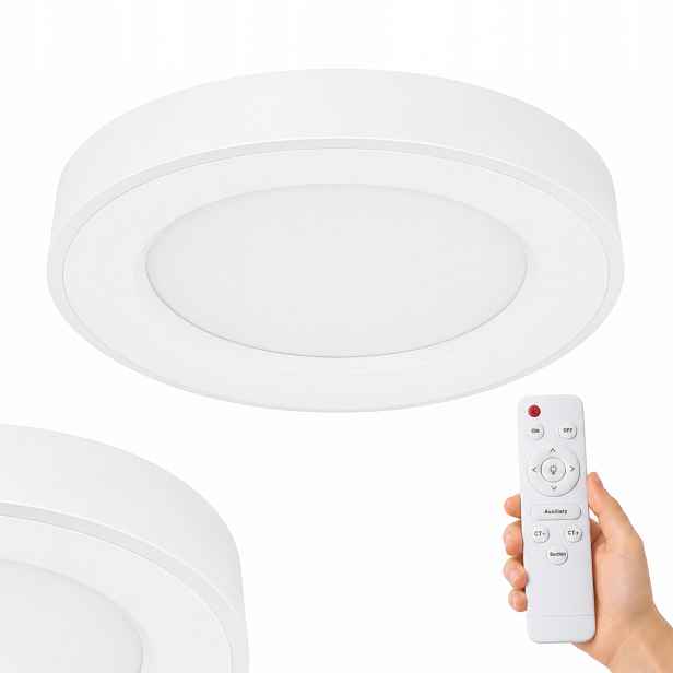 stropní svítidlo Led Stropní Svítidlo Bílá Kulatý 60 CM Moderní Design Dálkový Ovladač