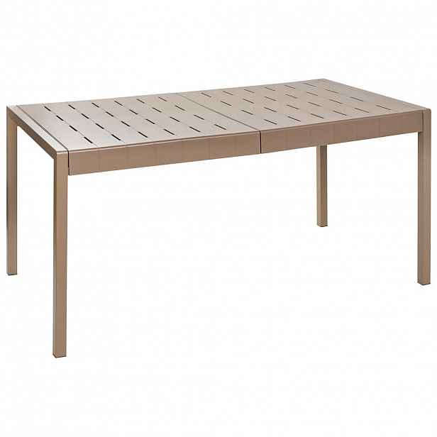Beliani ZAHRADNÍ STŮL 154/84 cm Hnědý Bartica