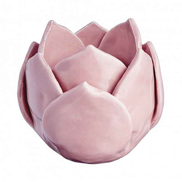 Butlers BLOSSOM Svícen na čajovou svíčku 7 cm - růžová