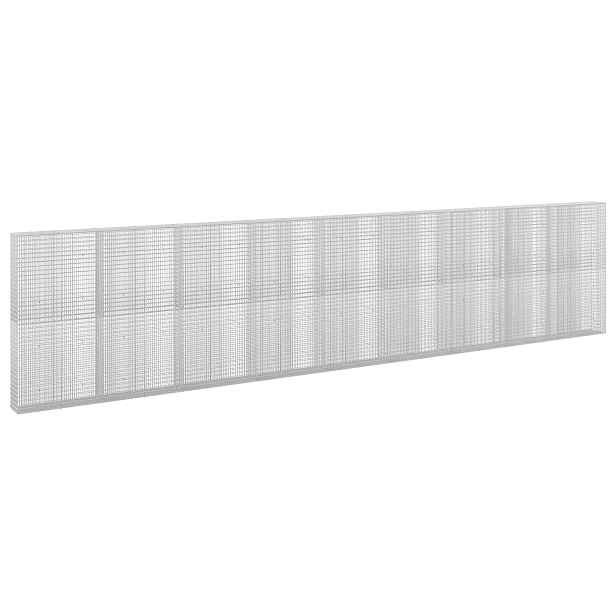 vidaXL Gabion s drátem 5 mm a síťkou 5x2,5 cm 900x30x200 cm