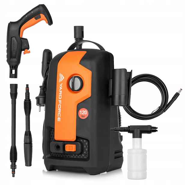 Vysokotlaký čistič Yardforce 120 Bar Hliníkové Čerpadlo 1600 W 400 L/h
